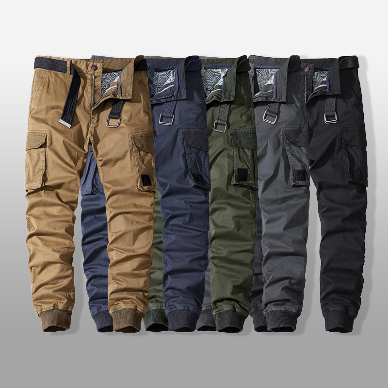 Urban Ruler Cargo Joggers | Flex-Fit Cotton with Cargo Pockets 8
