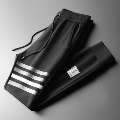 Arius Women's Sweatpants - Comfy Cotton-Blend Joggers for Women with Unique Stripe Detail 2
