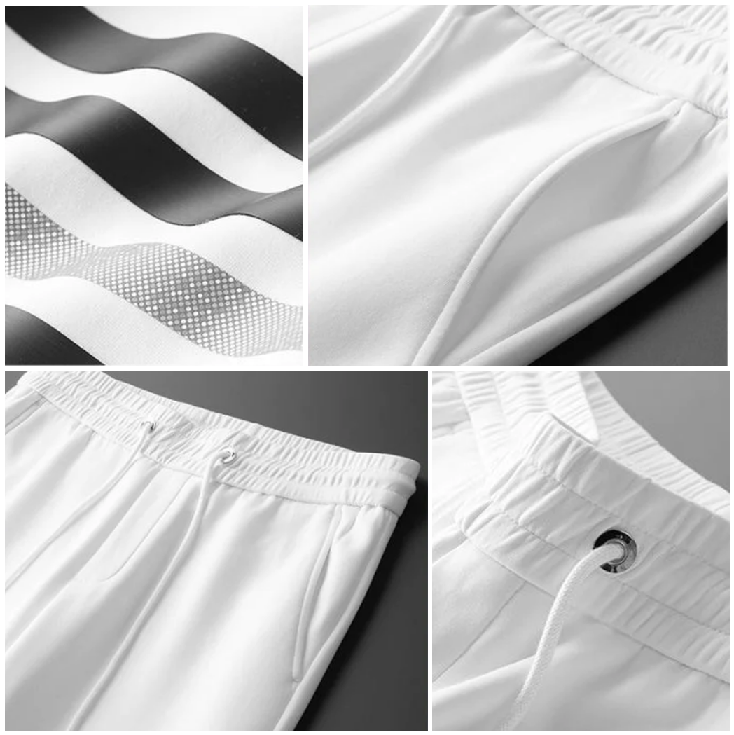 Arius Women's Sweatpants - Comfy Cotton-Blend Joggers for Women with Unique Stripe Detail 7