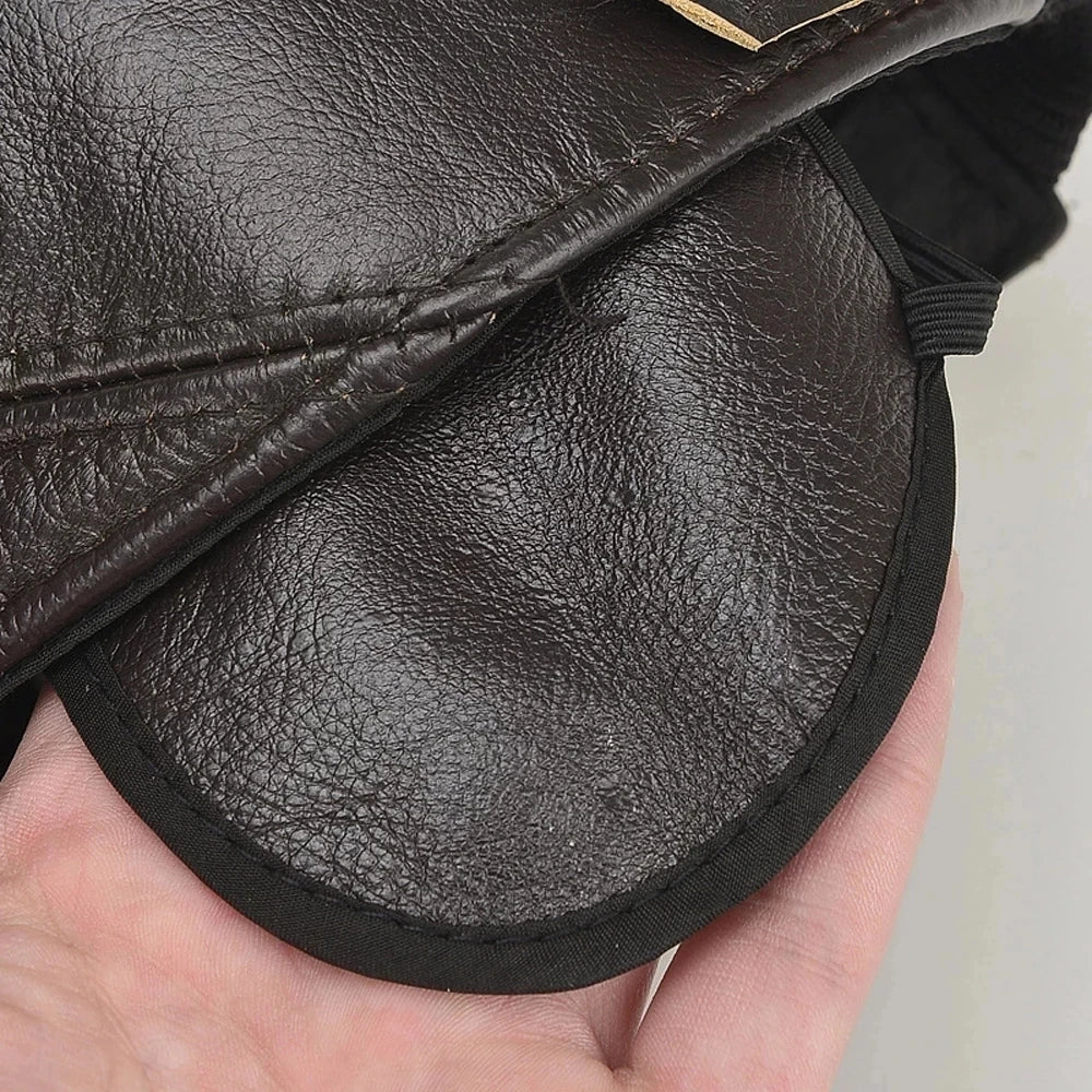 Belfino Vintage Cap | Genuine Leather, Adjustable Fit 7