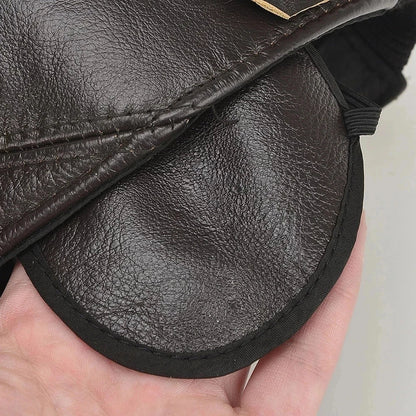 Belfino Vintage Cap | Genuine Leather, Adjustable Fit 7
