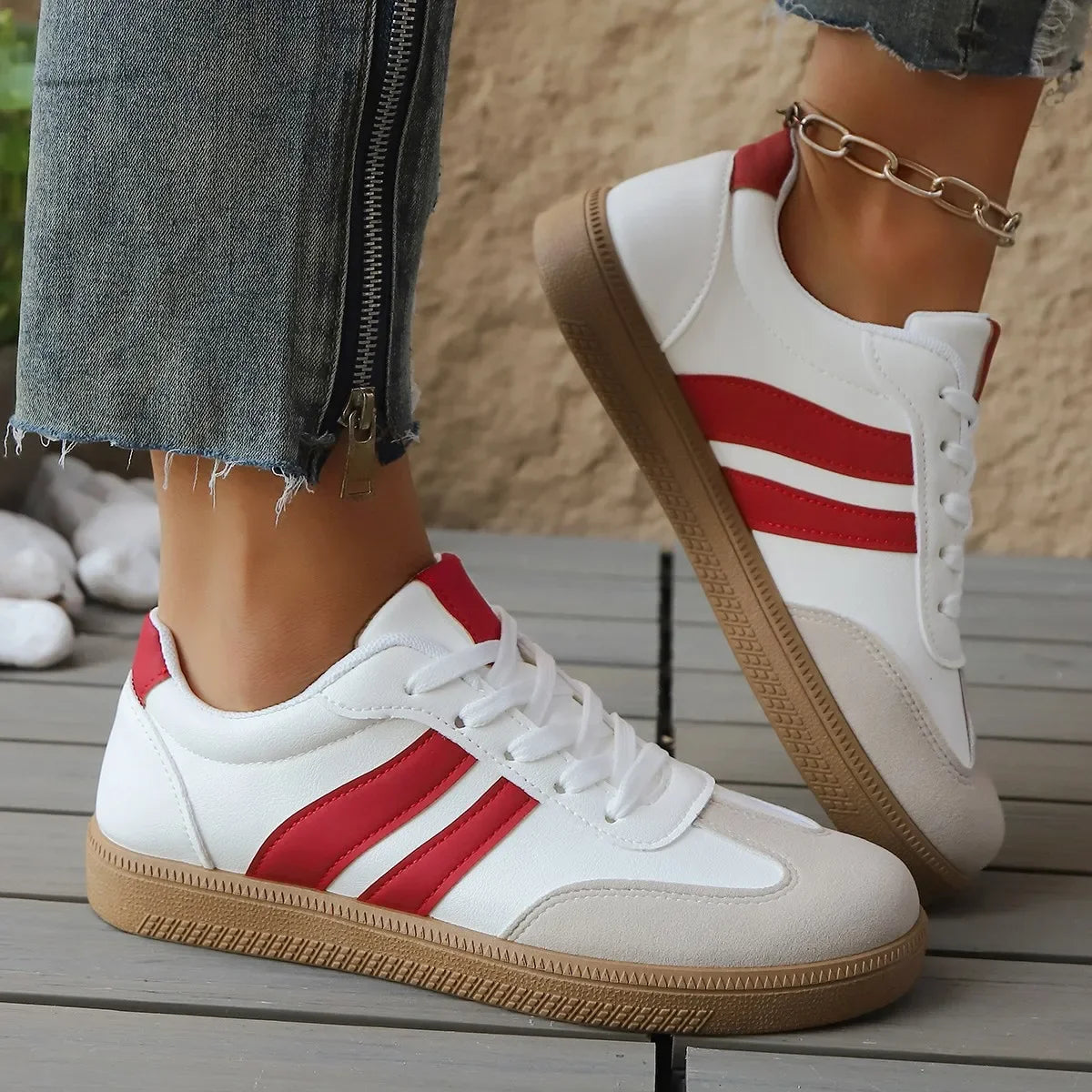 Blaize Retro Sneakers | Genuine Leather, Orthopedic Insole 0