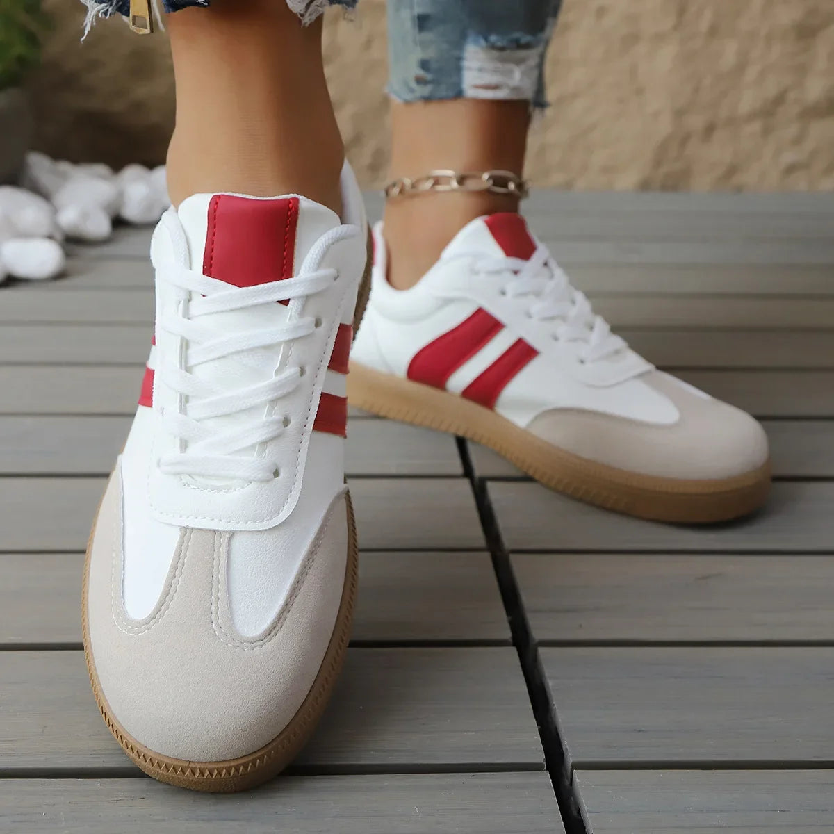 Blaize Retro Sneakers | Genuine Leather, Orthopedic Insole 4