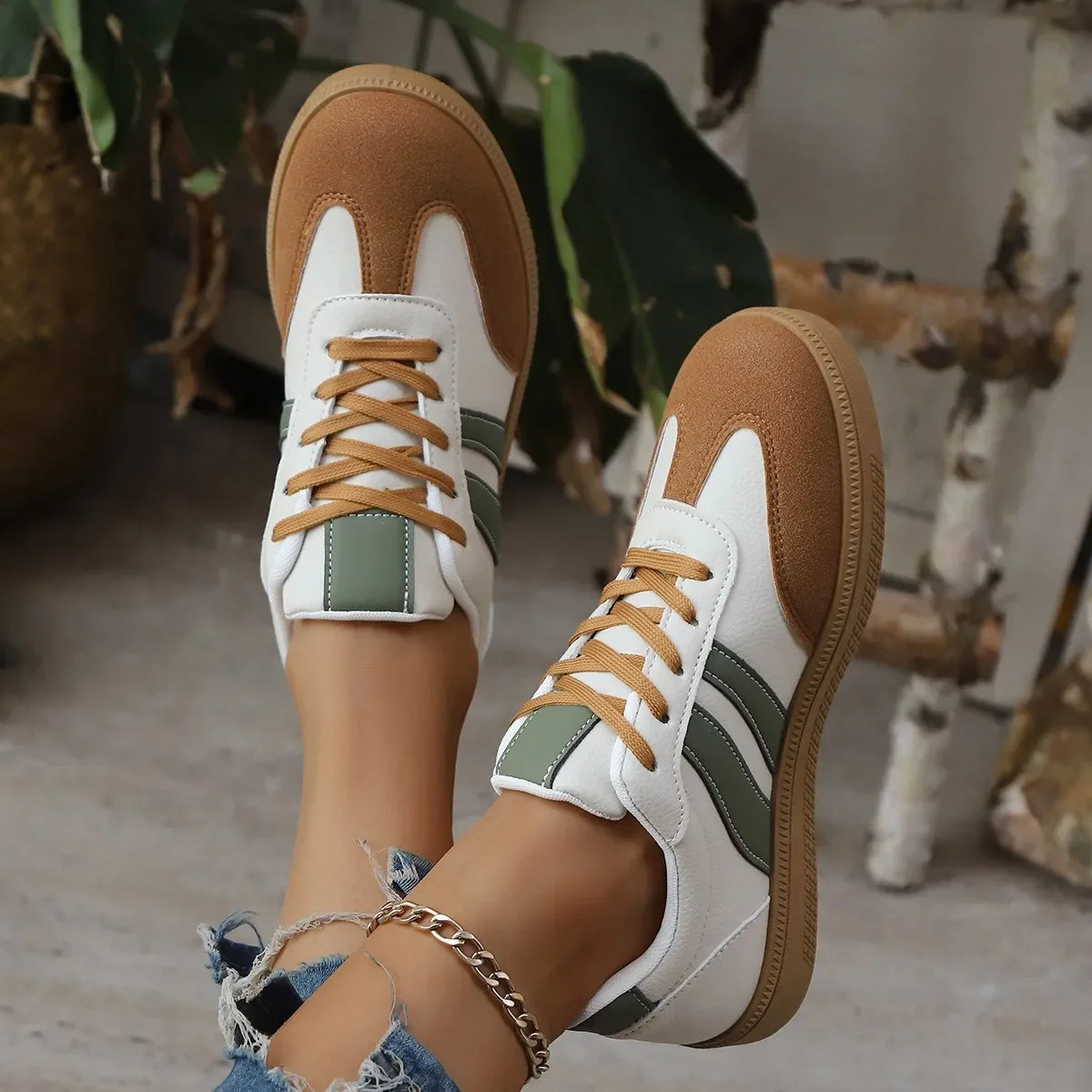 Blaize Retro Sneakers | Genuine Leather, Orthopedic Insole 6