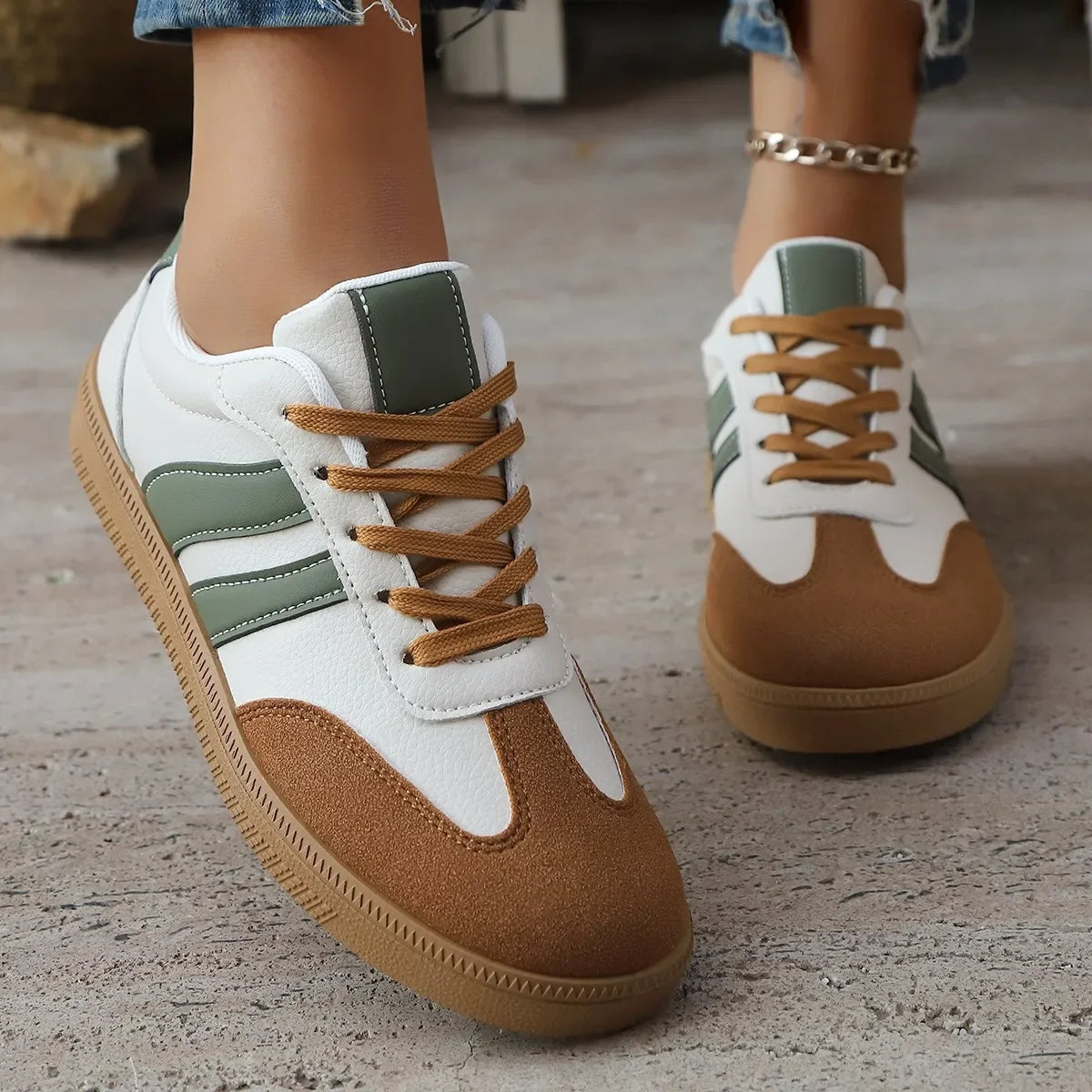 Blaize Retro Sneakers | Genuine Leather, Orthopedic Insole 8