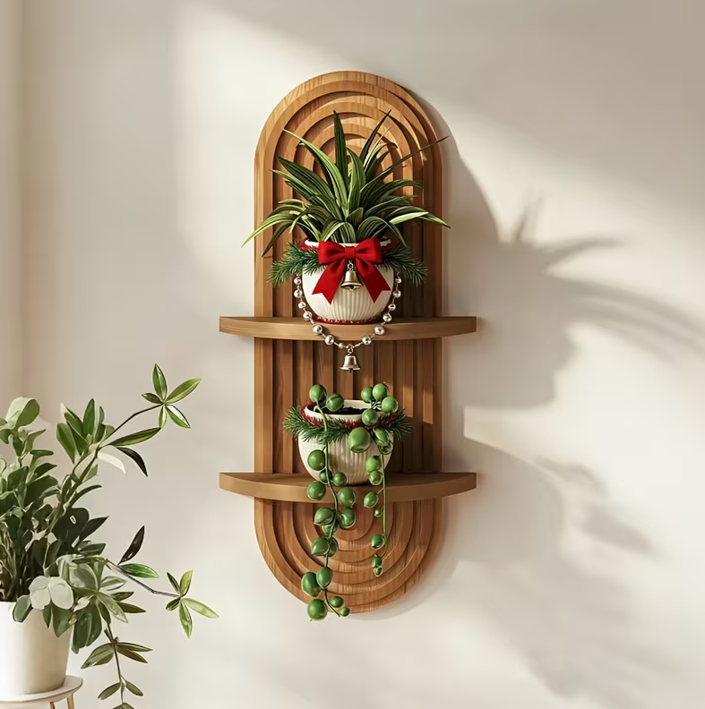 VF Arched Wall Shelf for Plants & Decor