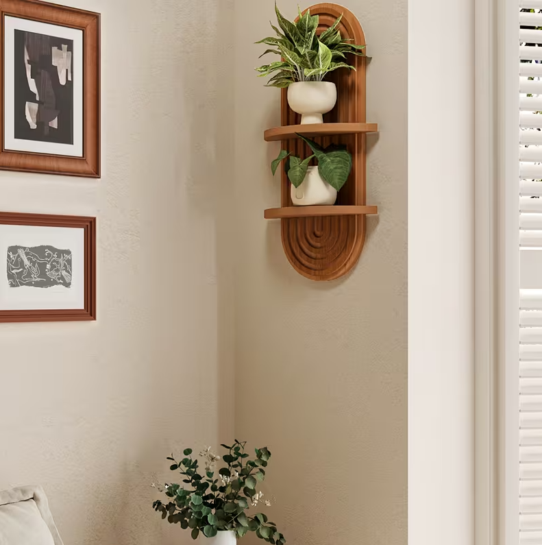 VF Arched Wall Shelf for Plants & Decor