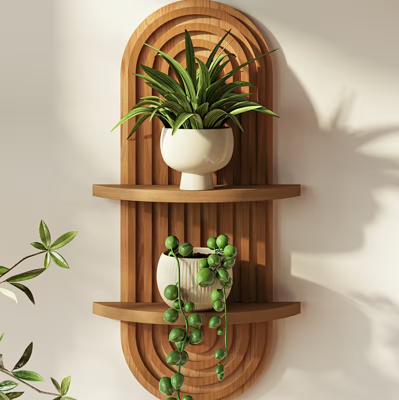 VF Arched Wall Shelf for Plants & Decor