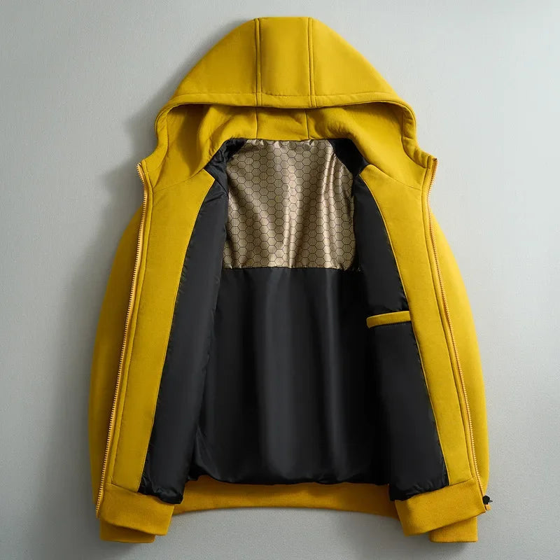 Cora Hooded Coat | Warm Cotton Blend, Lightweight Design, Relaxed Fit 1