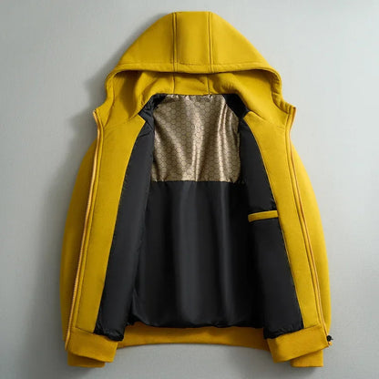 Cora Hooded Coat | Warm Cotton Blend, Lightweight Design, Relaxed Fit 1
