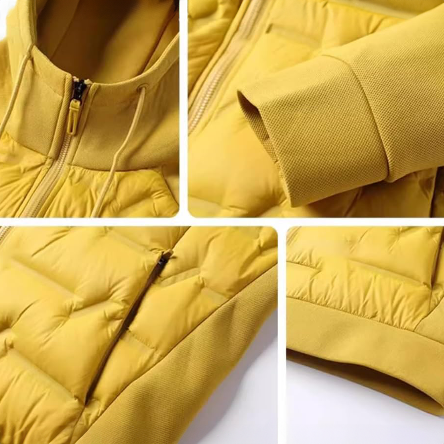 Cora Hooded Coat | Warm Cotton Blend, Lightweight Design, Relaxed Fit 3