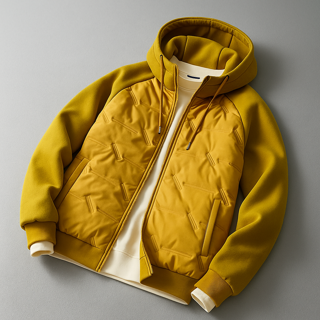 Cora Hooded Coat | Warm Cotton Blend, Lightweight Design, Relaxed Fit 4