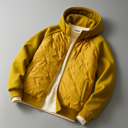 Cora Hooded Coat | Warm Cotton Blend, Lightweight Design, Relaxed Fit 4