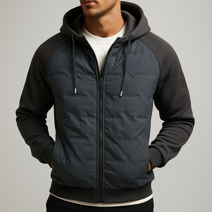 Cora Hooded Coat | Warm Cotton Blend, Lightweight Design, Relaxed Fit 6