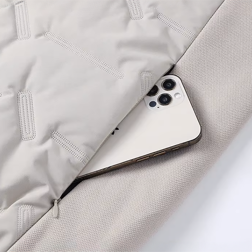 Cora Hooded Coat | Warm Cotton Blend, Lightweight Design, Relaxed Fit 7