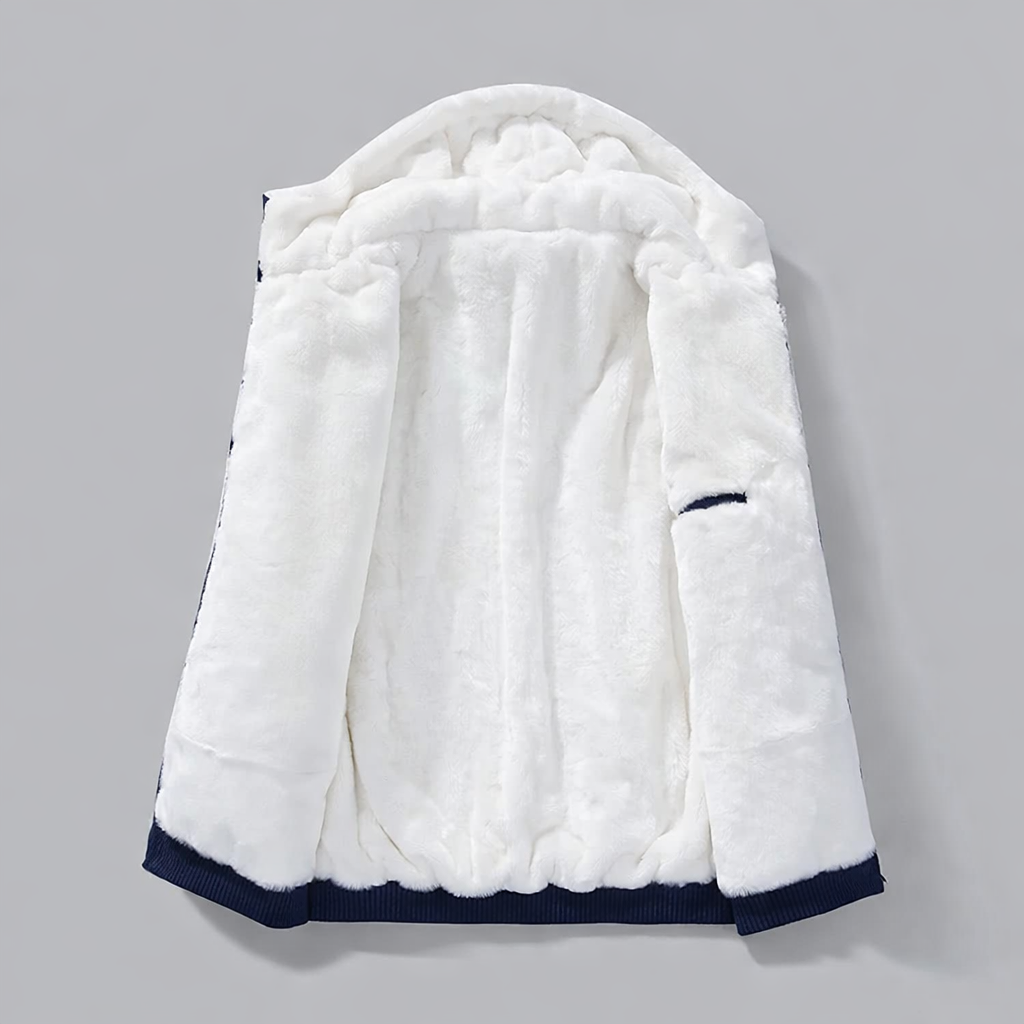 Dante Long Denim Jacket | Cotton Blend, Adjustable Hood 5