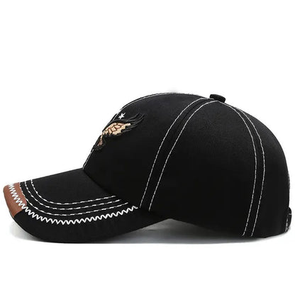 Ethan Embroidered Vintage Cap