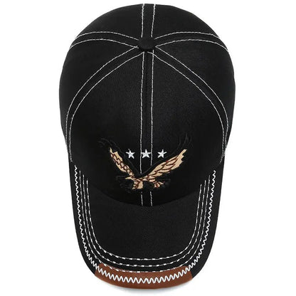 Ethan Embroidered Vintage Cap