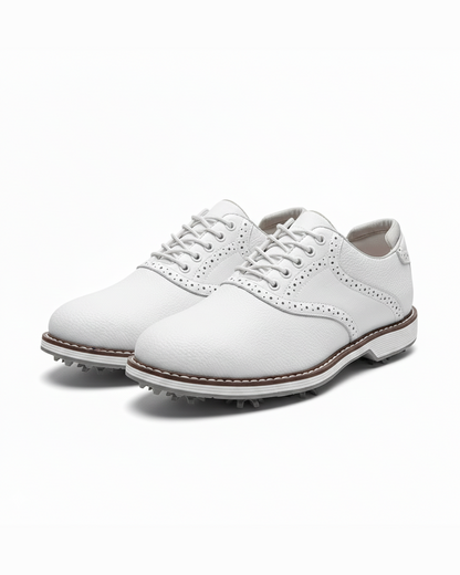Fay Men's Golf Shoes | Pebbled Leather, Water-Resistant Performance 0