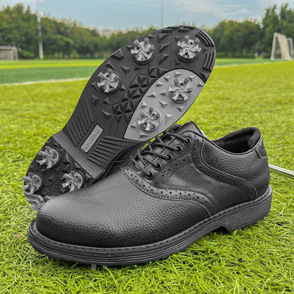 Fay Men's Golf Shoes | Pebbled Leather, Water-Resistant Performance 11