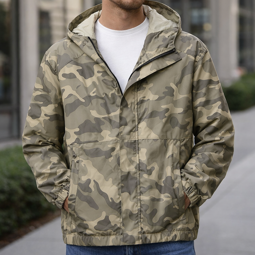 Rover Camo Jacket | Windproof, Lightweight, Adjustable Hood 3