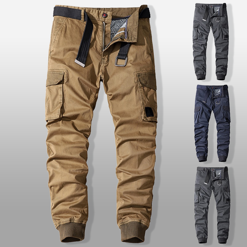 Urban Ruler Cargo Joggers | Flex-Fit Cotton with Cargo Pockets 1