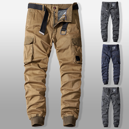 Urban Ruler Cargo Joggers | Flex-Fit Cotton with Cargo Pockets 1