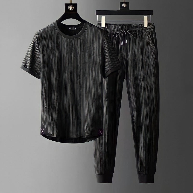 Vizio Athleisure Set | Premium Polyester, Casual Style 0